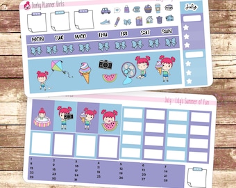 July Hobonichi Weeks Monthly Kit - Lily's Summer of Fun