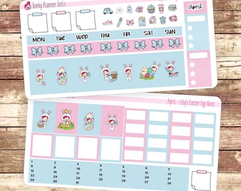 April Hobonichi Weeks Monthly Kit - Lily's Easter Egg Hunt