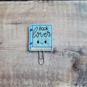 Book Lover Planner Clip, segnalibro in feltro