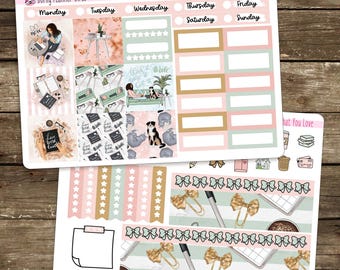Haz más de lo que amas - Kit de pegatinas para agenda Hobonichi Cousin