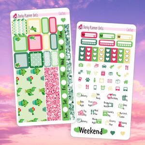 Kit de semanas de Cactus Hobonichi