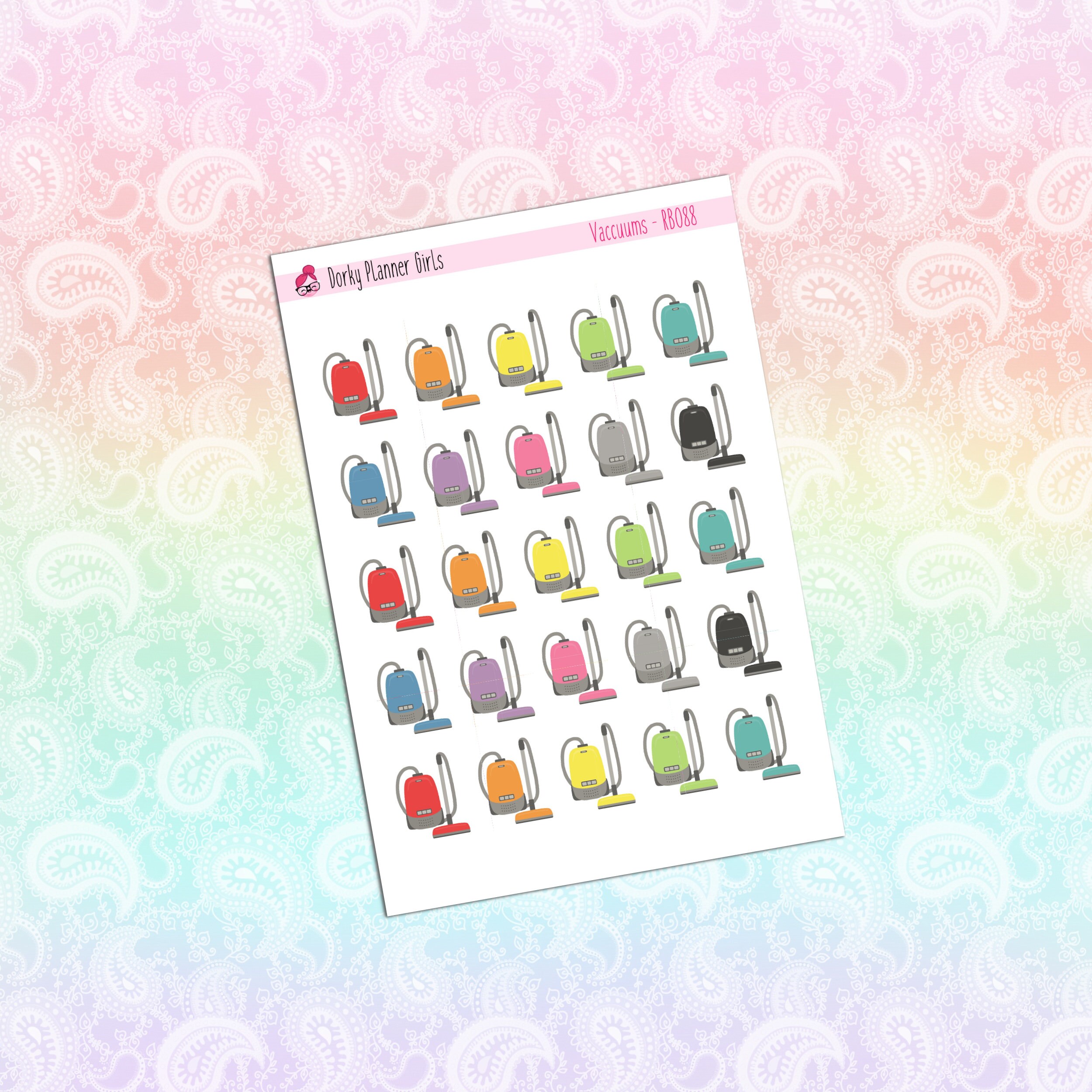 Vacuum stickers hoover stickers RB088 Etsy