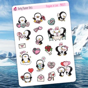 Pingüinos enamorados - PN075