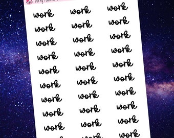 Work Script Aufkleber - RD010