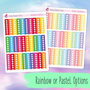Classic Checklists Planner Stickers