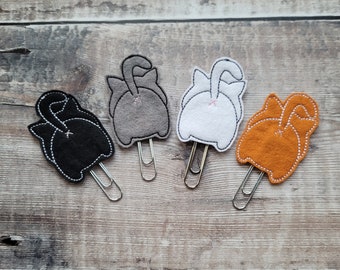 Cat Bum Planner Clip - Funny Paper Clip
