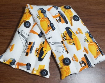 Construction Truck Heating Pad: Flannel Rice Pack, Kid Gift
