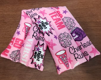 Cheer Reusable Microwaveable Heat Freeze Pad, Cheerleader, Cheer Leading, Injury, Sport, Team, Pink