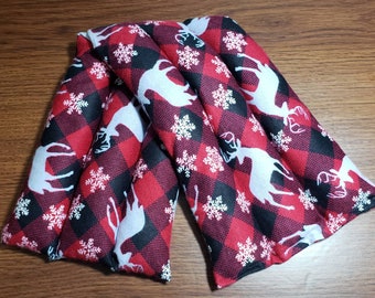 Rice Bag - Heat Pack - Plaid - Buffalo Check - Reindeer - Snowflake - Christmas Gift - Cold Weather