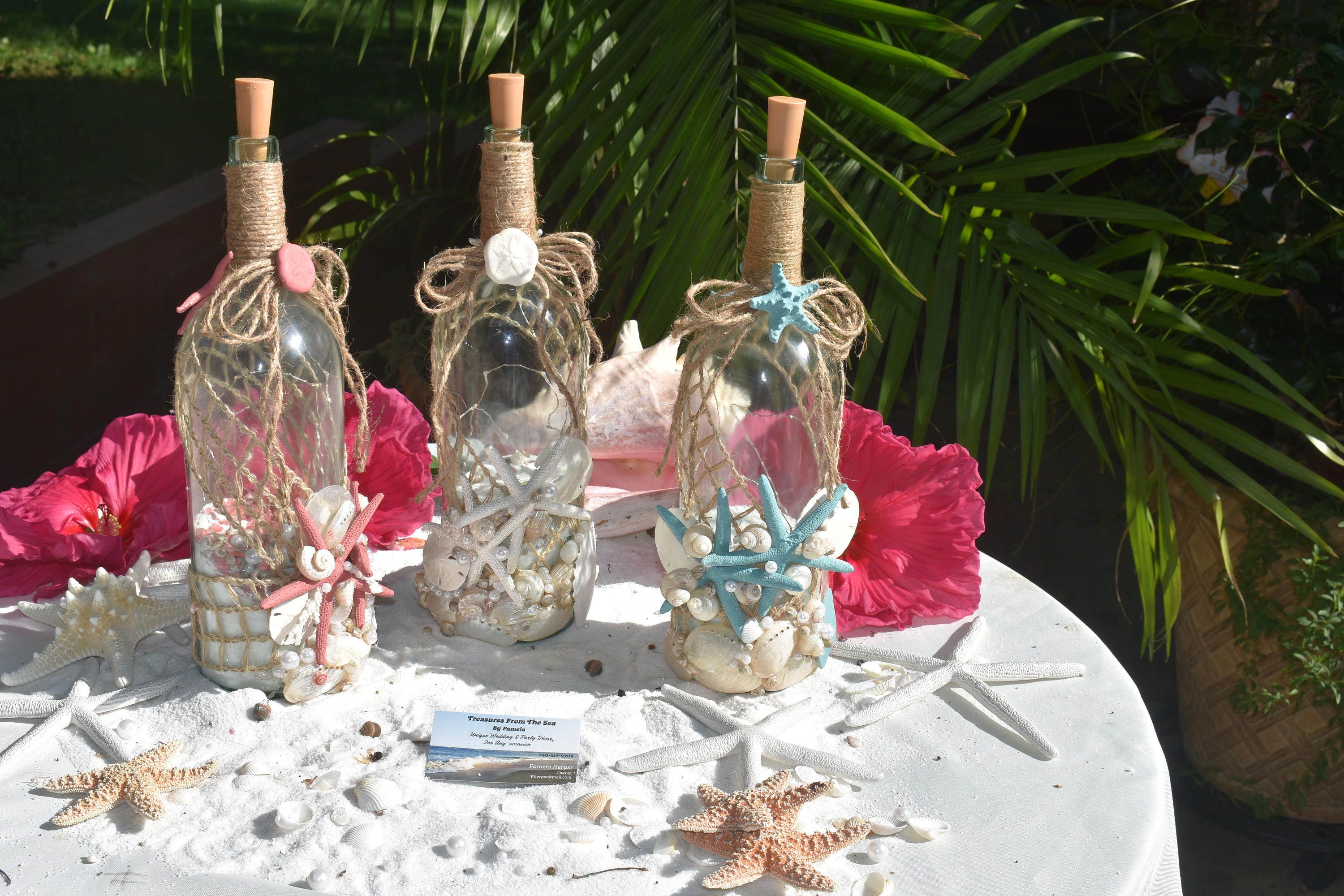 Beach Wedding Centerpiece, Coastal Wedding, Coastal Centerpiece