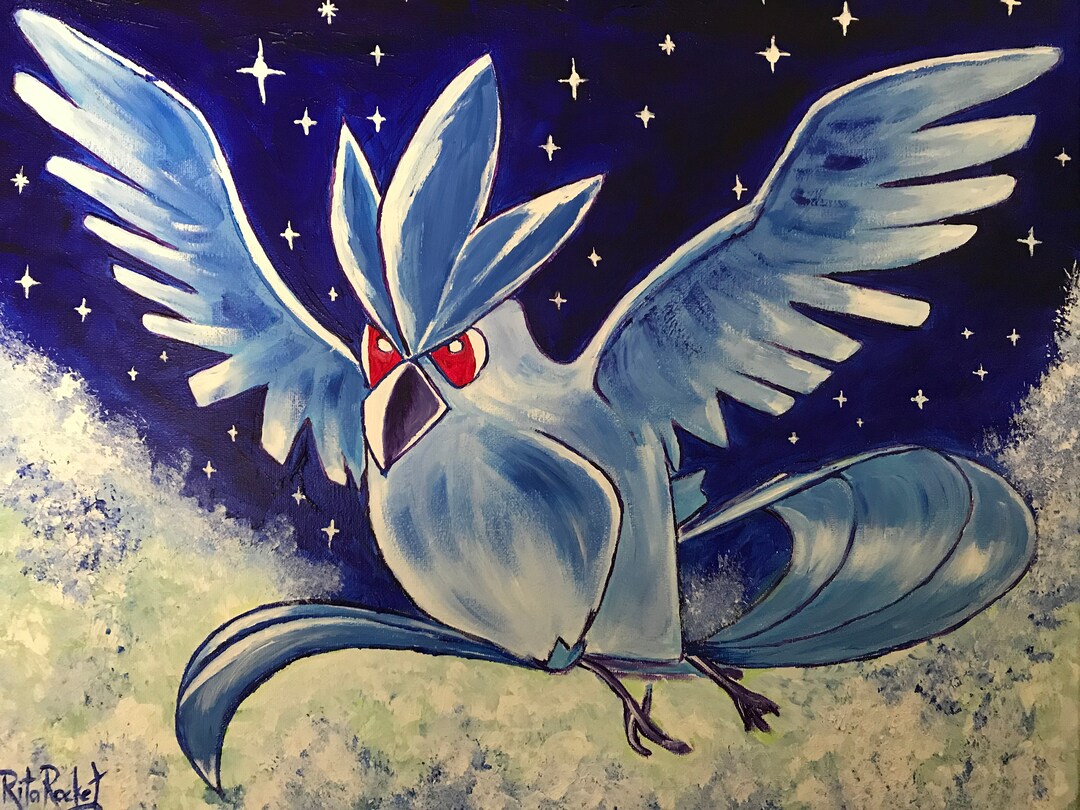 This Gorgeous Articuno Artwork Imagines the Pokemon IRL