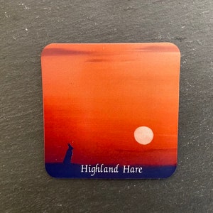 Highland Hare Slimline Fridge Magnet image 1