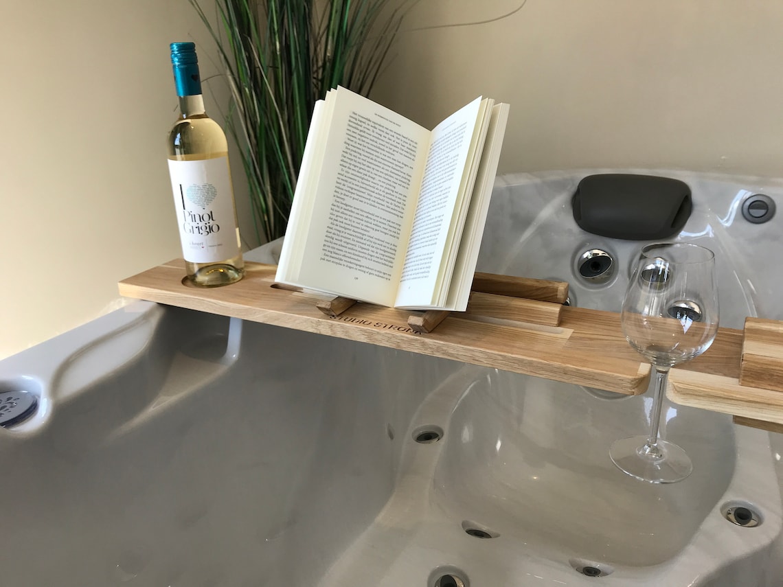 Jacuzzi Caddy Hot Tub Floating Table Relaxing Bath Tray Etsy