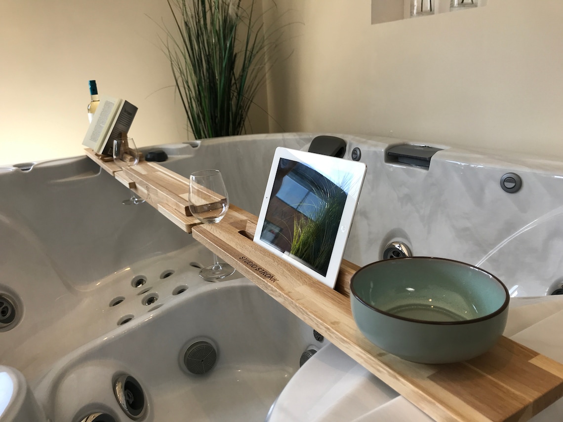 Jacuzzi Caddy Hot Tub Floating Table Relaxing Bath Tray Etsy