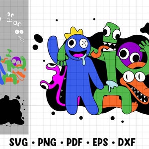 Green from Rainbow Friends SVG, Funny SVG, PNG DXF EPS Digital File.