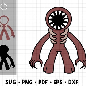 Roblox Doors Figure Cutting File, Cut file, Cricut, Plotter, Еasy to use, Vector illustration