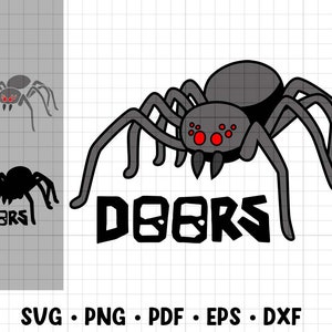 Roblox Doors with Timothy Spider, Cut file, Cricut, Plotter, Еasy to use, Vector illustration
