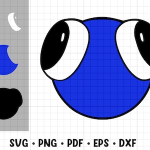 Rainbow Friends Lookie SVG, Rainbow Friends Cutting File, PNG, Cut file, Cricut, Plotter, Еasy to use, Vector illustration