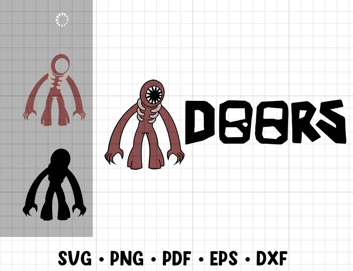 Doors Roblox SVG Bundle, Roblox Doors Clipart, Doors Roblox PNG