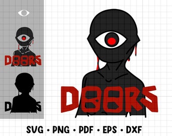 Roblox Doors with Seek Cutting File, Cut file, Cricut, Plotter, Еasy to use, Vector illustration