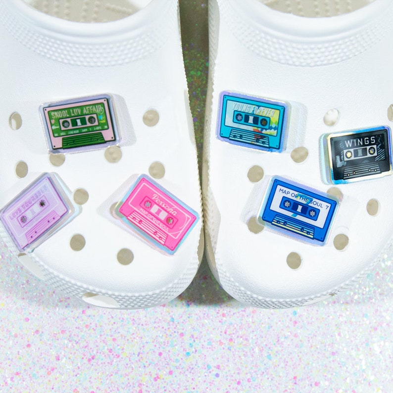 Kpop Shoe Charms Kpop Album Cassette Tapes Charms Kpop Merch Army Merch