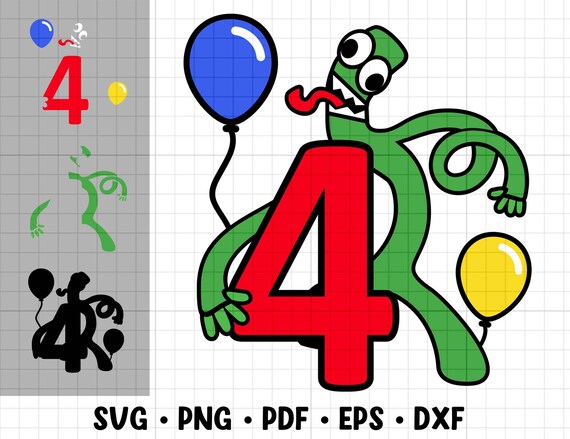 Green from Rainbow Friends SVG, Funny SVG, PNG DXF EPS Digital File.