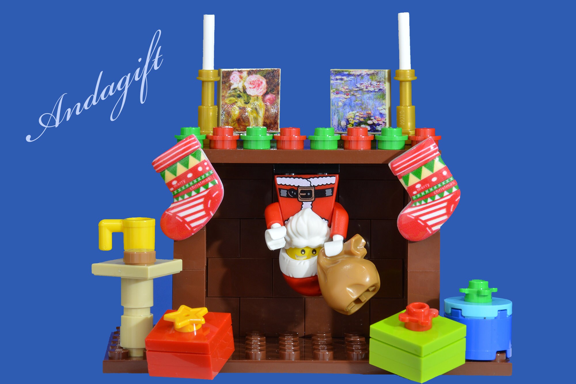 how to make santa out of lego