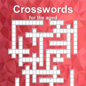 Activités pour la démence. Mots croisés pour les personnes âgées : 72 mots croisés sur 24 thèmes pour les soins bas, moyens et élevés. Téléchargement numérique imprimable.