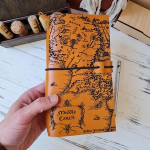 Custom Leather Journal with Custom Engraving, Refillable Leather Notebook, Blank Midori, Traveler Cover, Gifts for Travelers