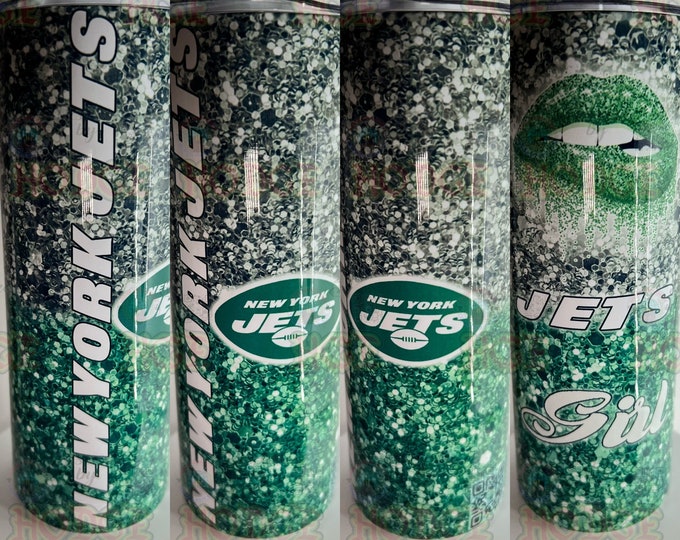 Jets Girl Skinny Tumbler