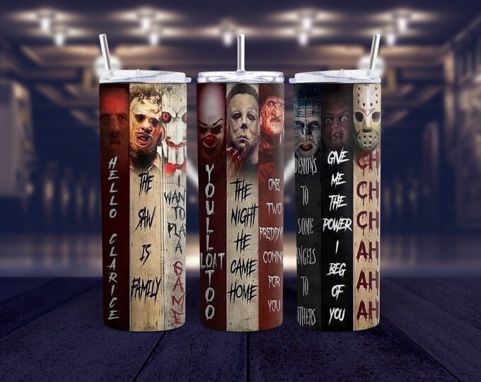 Horror Movies Tumbler.