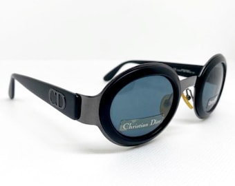 C.Dior vintage sunglasses round dior sunglasses 90s sunglasses black dior sunglasses round sunglasses made in austria 2037 dior glasses