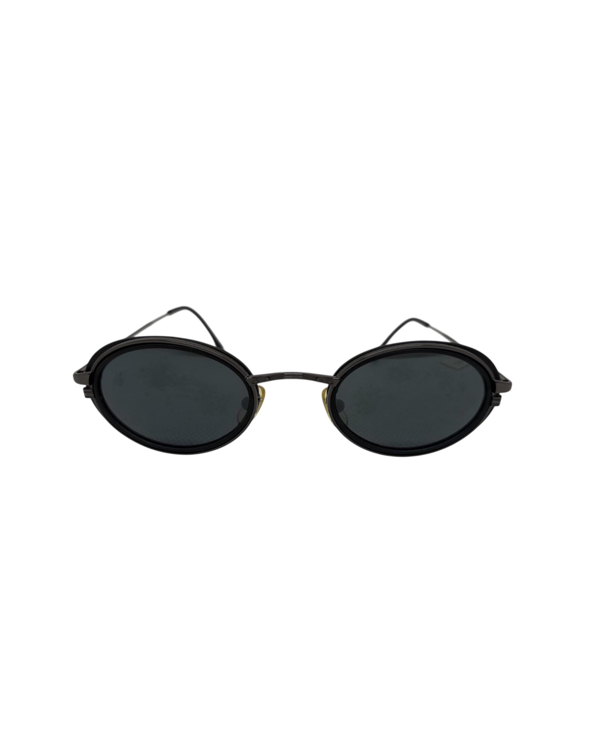 Vintage Calvin Klein Sunglasses, Oval Acetate and Black  display picture 1