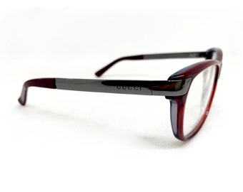 Gucci vintage burgundy unisex eyeglasses GG3604 rounded square written in the auction Migos Rihanna 90s