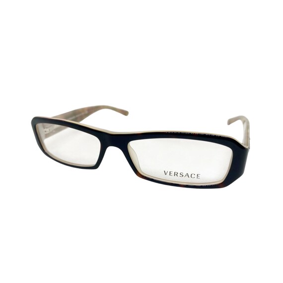 Vintage Versace Tortoiseshell Eyeglasses: 90s Ace… - image 2