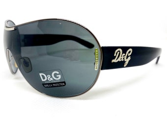 VINTAGE D&G ブラウンレンズ サングラス D&G ブラウンラウンドサングラス - メルカリ