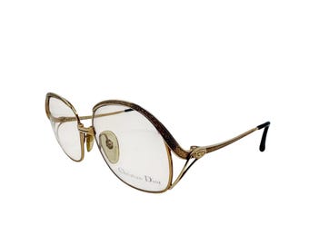 Christian Dior ジュエリーセット ゴールド Vintage Christian Dior CD 2634 Glasses - Gold Metal Oval Frame - Etsy
