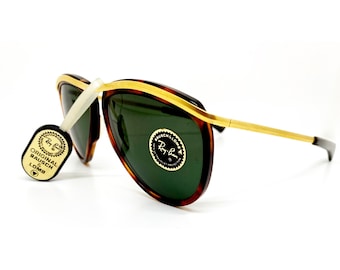 Ray-ban サングラス オリンピアン ゴールド ヴィンテージ m472 Vintage Ray Ban Bausch Lomb L 1005 Sunglasses Gold/Tortoise
