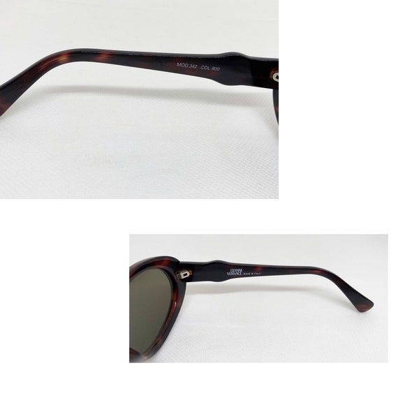 Versace vintage sunglasses women's glasses brown … - image 3