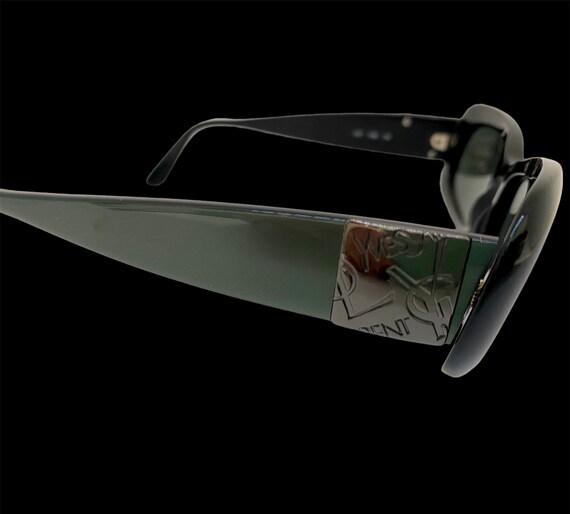 YSL Rare VTG Green Sunglasses Yves Saint Laurent 4083 Y284 Vintage Sunglasses – Ed & Sarna  main image 3