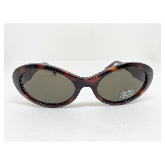 Versace vintage sunglasses women's glasses brown … - image 5