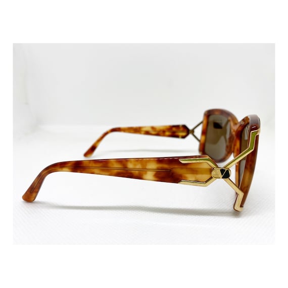 Vintage Valentino Sunglasses: Brown Turtle, Butterfly… - Gem display picture 1