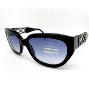 YVESAINTLAURENT vintage sunglasses black sunglasses 6552  sunglasses 2000s woman sunglasses woman&#39;s sunglasses
