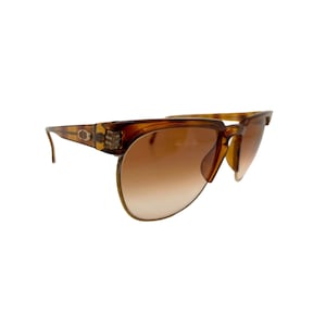 Christian Dior Monsieur 2393,DIOR vintage sunglasses rare, gold tortoiseshell, Migos 2Chainz frame 90s new NOS, made in germany
