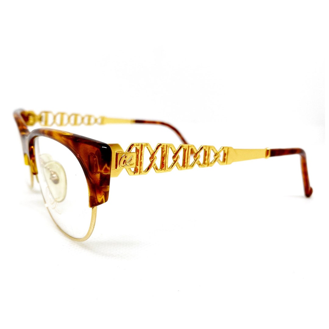 Vintage CHRISTIAN LACROIX Eyeglasses: Braided Gold Butterfly Frame - Etsy