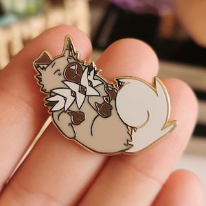 Rockruff sleeping hard enamel pin | Regular or shiny