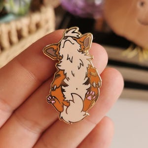 Growlithe sleeping hard enamel pin | Regular or shiny