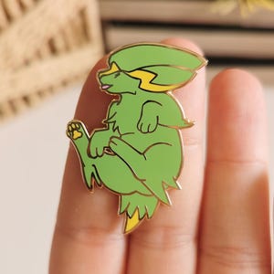 Electrike sleeping hard enamel pin | Regular or shiny