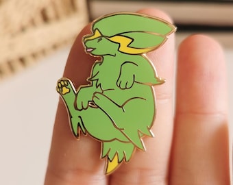 Electrike sleeping hard enamel pin | Regular or shiny