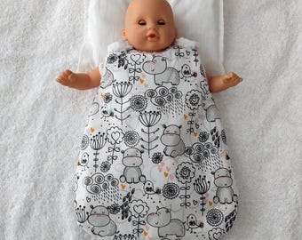 Schlafsack und Windel fr eine 36 cm groe Babypuppe: Schnittmuster und  Anleitung - Etsy.de